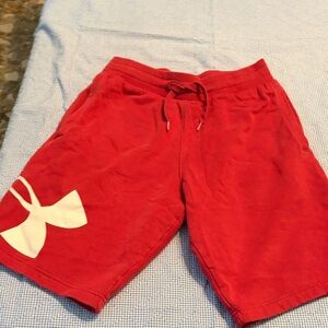 Under Armour Men's Bold Red Athletic Shorts